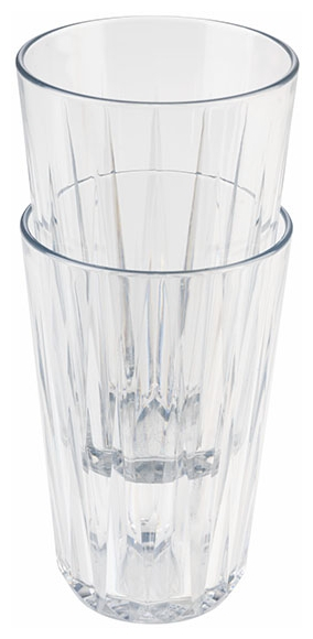APS Trinkbecher -CRYSTAL- crystal clear Ø 8 cm, H: 12,5 cm Inhalt 0,30