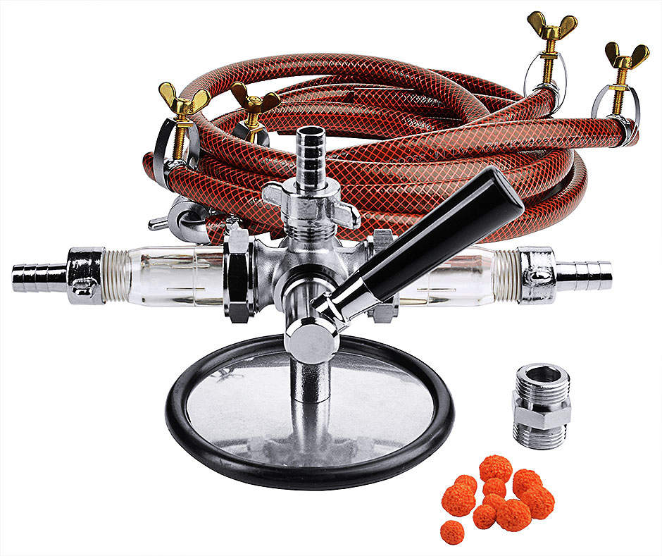 Bierleitungsreiniger-Set incl. Schlauchklemmen, Schwammgummikugeln, Schläuchen