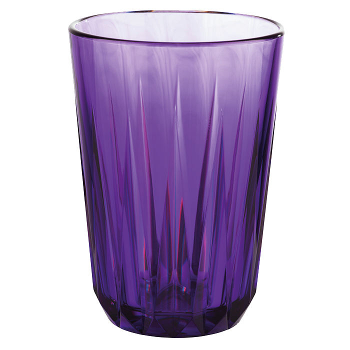 APS Trinkbecher -CRYSTAL- purple Ø 7 cm, H: 9,5 cm Inhalt 0,15