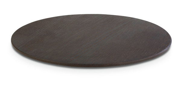 Tablett -APS PLUS- Ø 30 cm, H: 2 cm , Braun