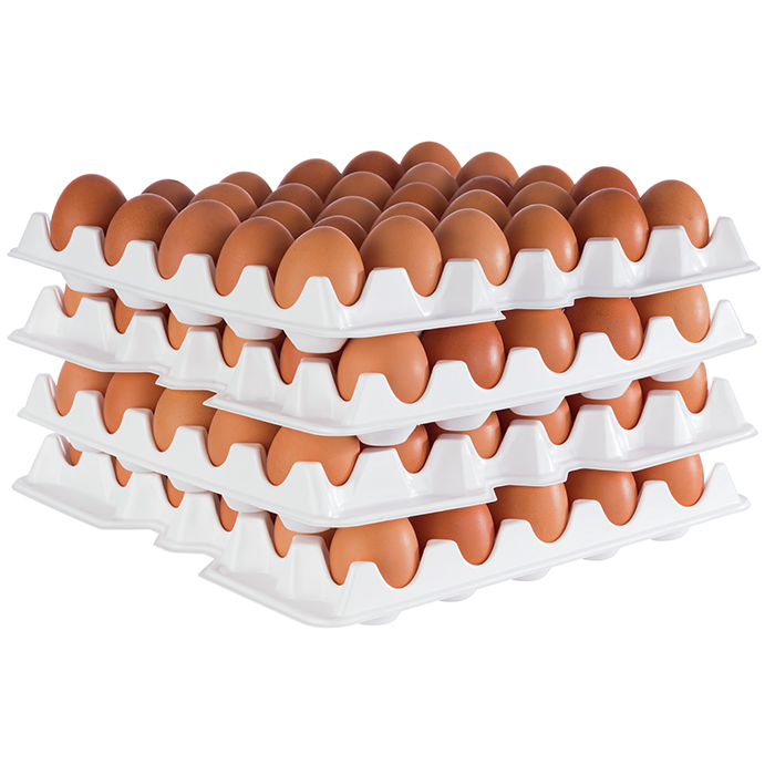 4 Lagen zu Eier-Box je 28 x 28 cm , blau